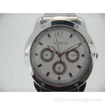 S/S watch band Alloy case mens classical wrist watch 2012